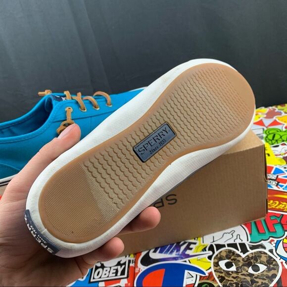 Sperry Lounge 2 Lace Up Caneel Size 8.5 Womens - Picture 5 of 13